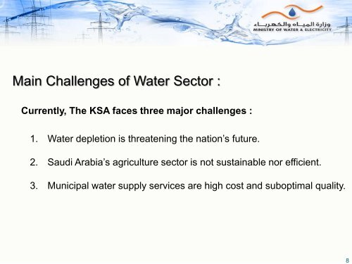 Dr. Mohammad Bin Ibrahim Al-Saud - Saudi Arabian Water ...