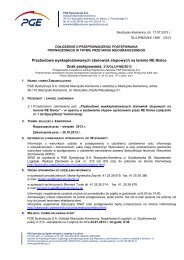 315/GL/LP/MZ/2013 - PGE Dystrybucja SA OddziaÃ…Â‚ SkarÃ…Â¼ysko ...