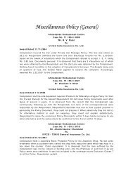 Miscellaneous Policy (General) - Gbic.co.in