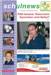 PISA beweist: Österreichs Gymnasien sind Spitze!! - BRG Mattersburg