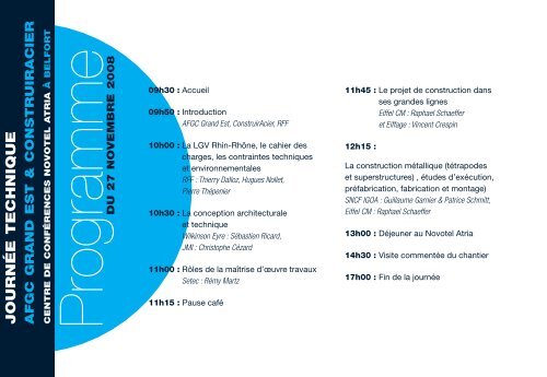 Programme viaduc la Savoureuse - Le CETE de l'Est