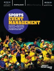 sports event management - FIFA/CIES International University Network