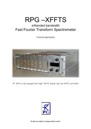 data sheet available - Radiometer Physics Gmbh