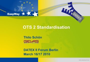 OTS 2 standardisation - datex2
