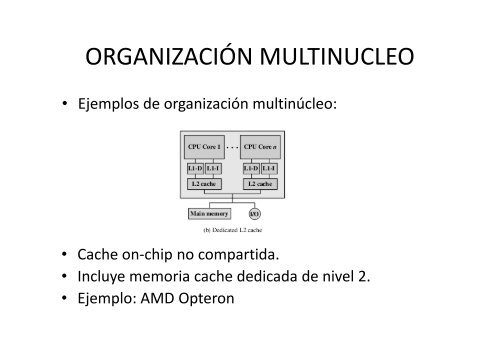 Procesadores multinucleo
