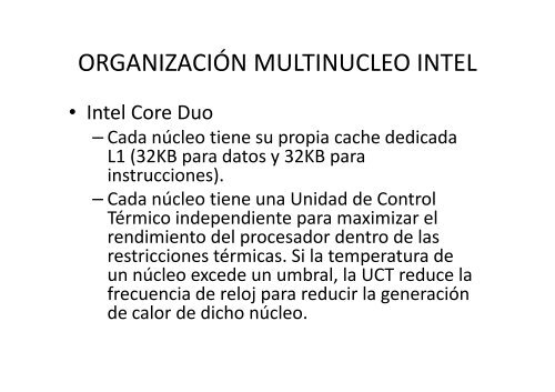 Procesadores multinucleo