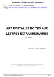 art postal et boites aux lettres extraordinaires - Vallauris Golfe-Juan