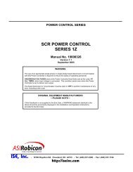 Halmar Robicon 1Z Series Manual (1 Phase) - Instrumentation Central