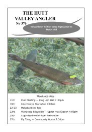 HVAV Newsletter March 2013 - Christchurch Fishing and Casting Club