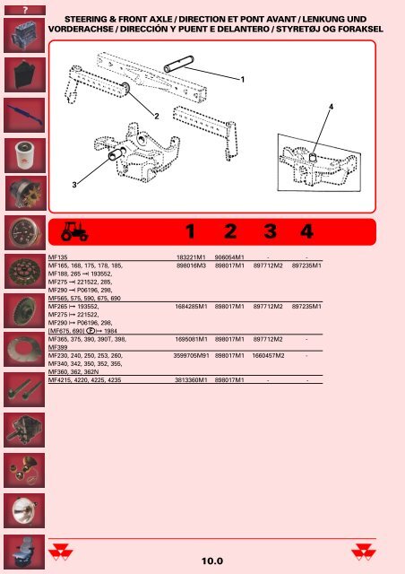 steering & front axle / direction et pont avant / lenkung und ...