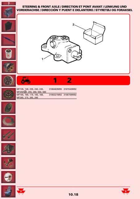 steering & front axle / direction et pont avant / lenkung und ...