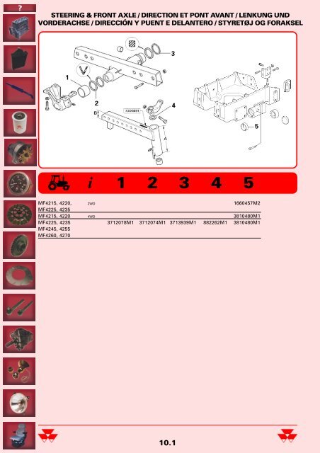 steering & front axle / direction et pont avant / lenkung und ...