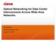 Optical Networking for Data Center Interconnects ... - Hot Interconnects