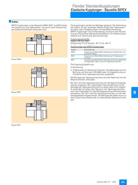 Flender Standardkupplungen - Industria de Siemens