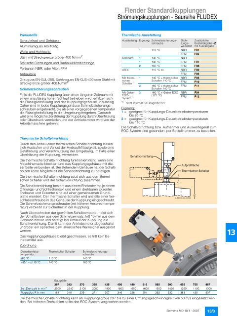 Flender Standardkupplungen - Industria de Siemens