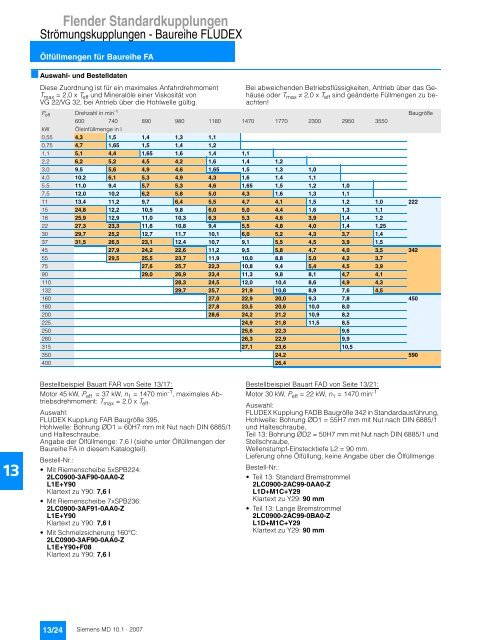 Flender Standardkupplungen - Industria de Siemens