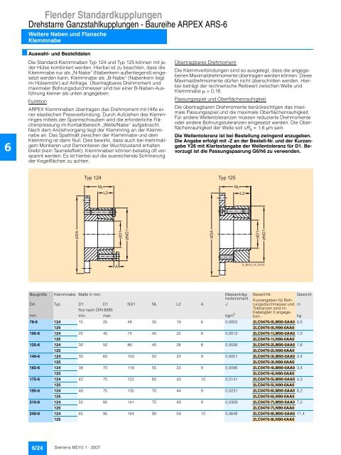 Flender Standardkupplungen - Industria de Siemens