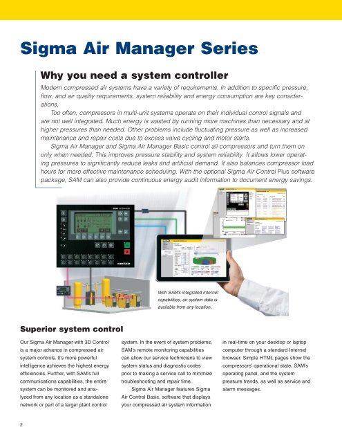 Sigma Air Manager Series - Kaeser Compressors