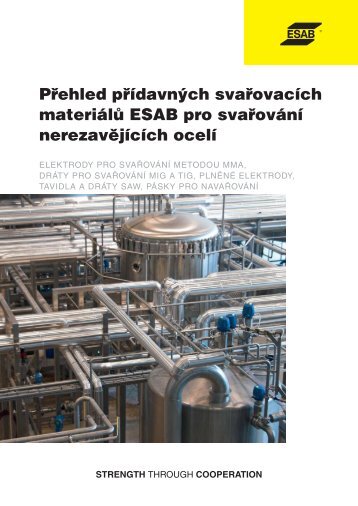 PÅehled pÅÃ­davnÃ½ch svaÅovacÃ­ch materiÃ¡lÅ¯ ESAB pro ... - Products