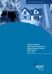 CODE OF PRACTICE Wastewater Treatment and Disposal Systems ...