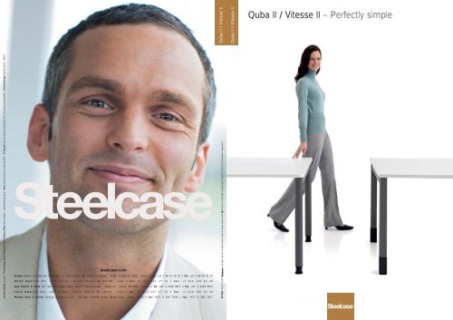 Quba II / Vitesse II – Perfectly simple - Steelcase Village