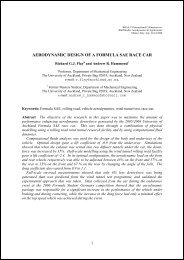 AERODYNAMIC DESIGN OF A FORMULA SAE RACE CAR - BBAA VI