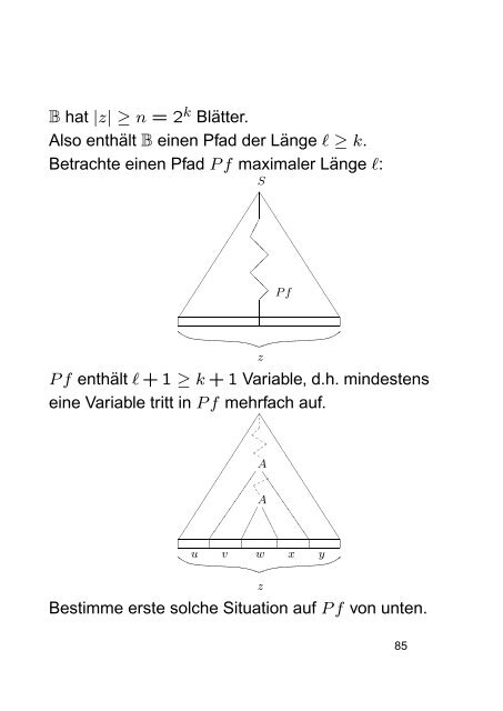 Definition Eine kontextfreie Grammatik G mit Îµ â L(G) ist in Greibach ...