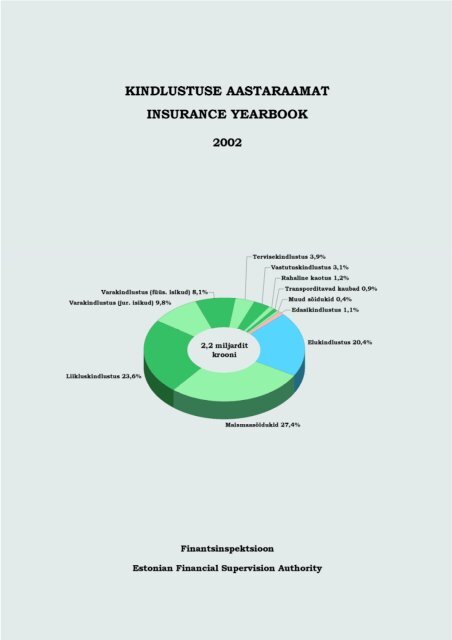 Kindlustuse aastaraamat 2002 (pdf) - Finantsinspektsioon
