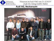 AUDI AG Neckarsulm, Getrag GmbH Getriebe (Untergruppenbach)