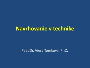 Navrhovanie v technike