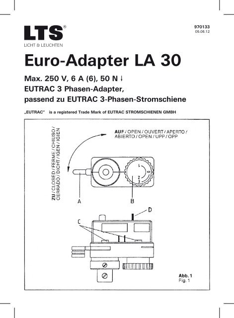 Euro-Adapter LA - Solavanti Lighting