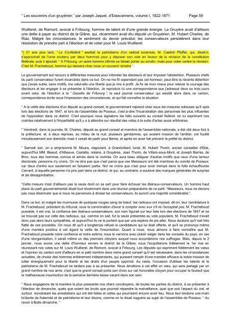 â Les souvenirs d'un gruyÃ©rien â par Joseph Jaquet, d ... - pharisa.ch