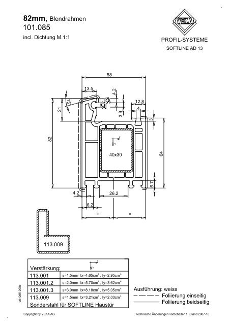 softline ad 13 - Veka