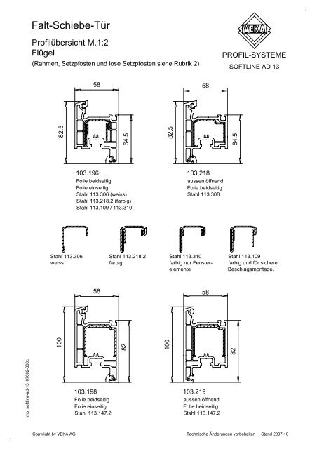 softline ad 13 - Veka