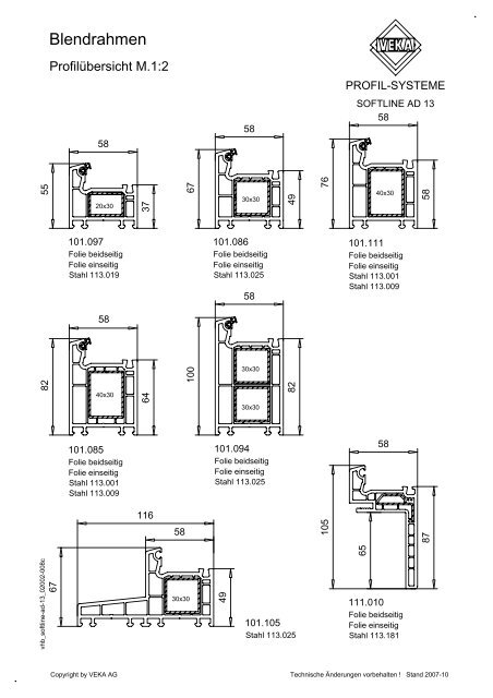 softline ad 13 - Veka