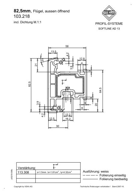 softline ad 13 - Veka