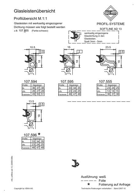 softline ad 13 - Veka