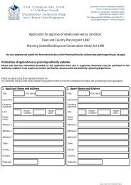 Application for approval of details reserved by ... - Planning Portal