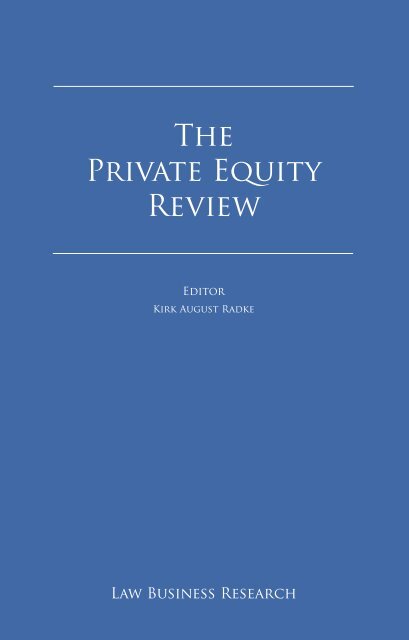 The Private Equity Review - ENS