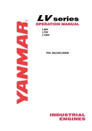 LV series OPERATION MANUAL L48V L70V L100V - Yanmar