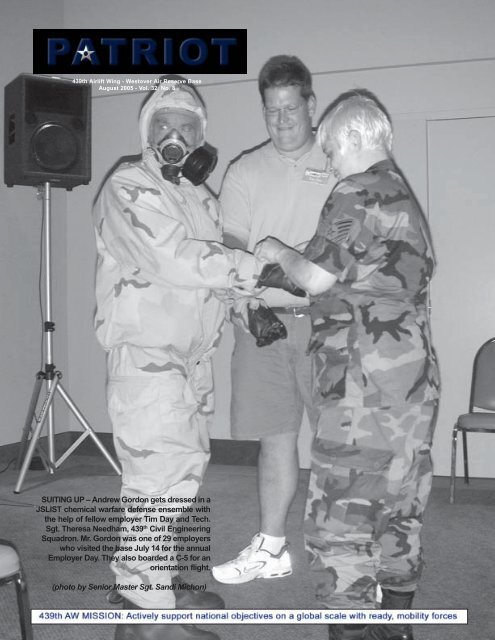SUITING UP - Westover Air Reserve Base, Mass