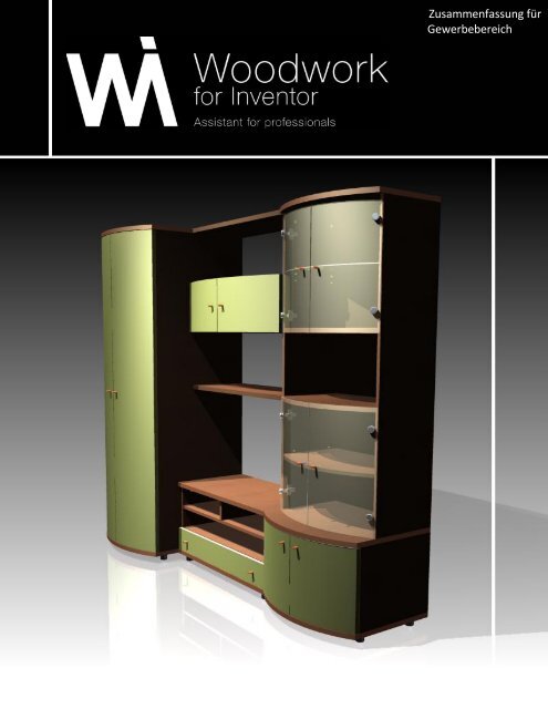Zusammenfassung für Gewerbebereich - Woodwork for Inventor