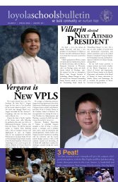 Villarinelected Vergara is - Ateneo de Manila University