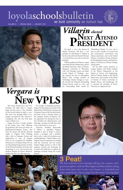 Villarinelected Vergara is - Ateneo de Manila University