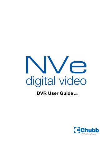 NVe User Guide 500-1421Ev1 2 27 6 08 - Chubb Edwards