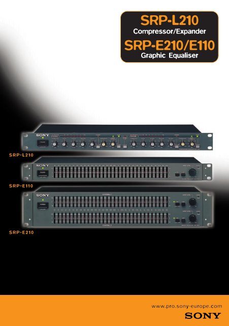 SRP-L210 SRP-E210/E110 - Pro Motions doo
