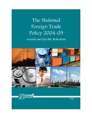 The National Foreign Trade Policy 2004-09 General and ... - cuts citee