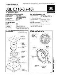 JBL E110-8, (-16)