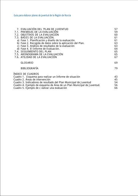 Guía para elaborar planes municipales de Juventud de la Región ...