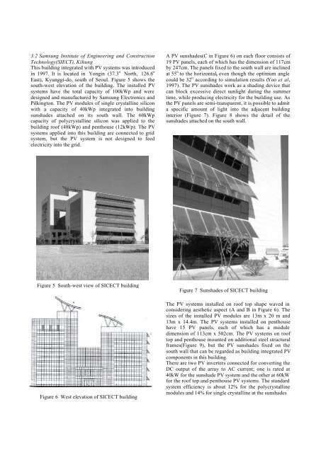 APPLICATION OF BUILDING-INTEGRATED PV SYSTEMS IN ...